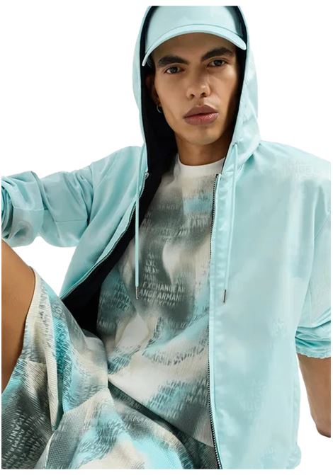 Shorts in tessuto waffle camou ARMANI EXCHANGE | Short | 3DZSLC ZJ86Z51AN